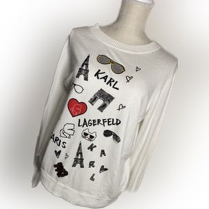 **NEW** Karl Lagerfield Paris Sweater w/ Tags